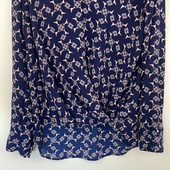 Pleione Wrap Front Long Sleeve Blouse - Picture 4 of 11